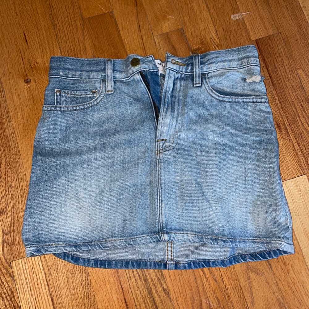 Frame Jean Mini Skirt